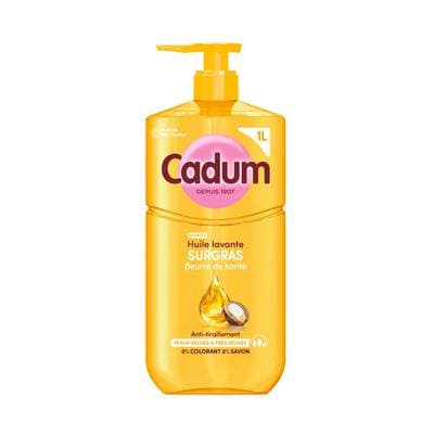 Cadum Huile Lavante Surgras Beurre de Karité, 1L