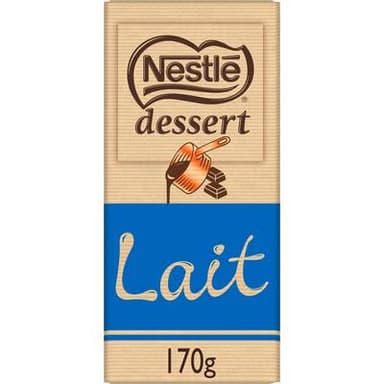 Nestlé Dessert Chocolat pâtissier au lait, 170g