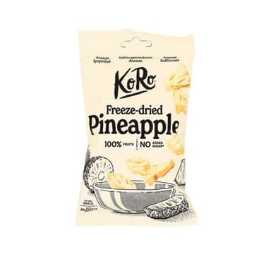 Koro Ananas lyophilisés en morceaux, 40g