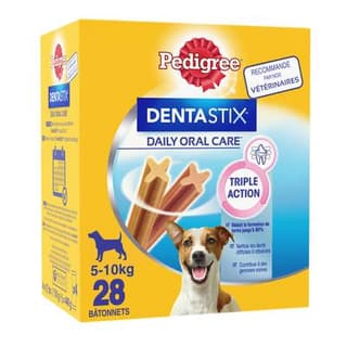 Pedigree Dentastix Daily Oral Care - Bâtonnets Hygiène Bucco-Dentaire pour petit chien x28, 440g