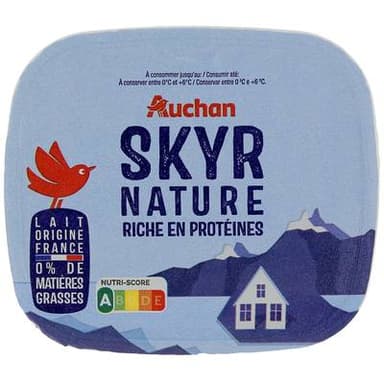 Auchan Skyr nature 0%mg, 850g
