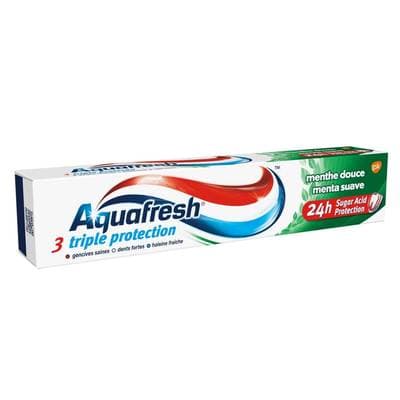 Aquafresh Dentifrice Triple Action mentholé, 75ml