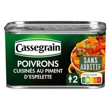 Cassegrain Poivrons cuisinés au piment d'Espelette, 265g