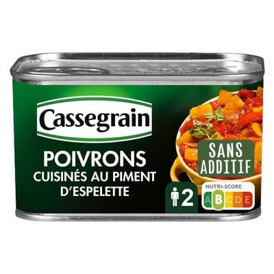 Cassegrain Poivrons cuisinés au piment d'Espelette, 265g