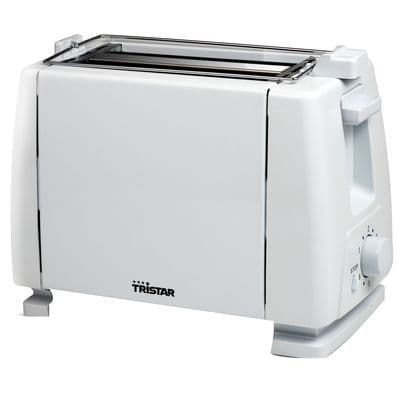 Tristar Grille-pain blanc- BR-1009, 650 Watts