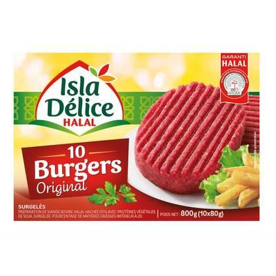 Isla Délice - Hachés de boeuf Burgers 20%mg Halal
