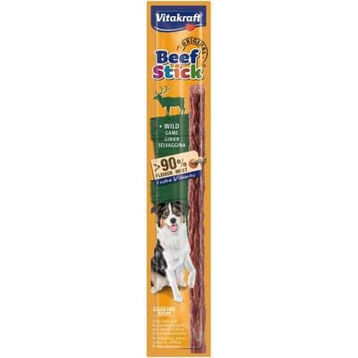 Vitakraft Beef Stick Bâtonnet Gibier - Friandise récompense pour chien, 12g