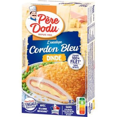 Père Dodu Cordon bleu de Dinde, 2x100g