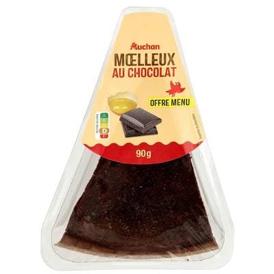 Auchan Moelleux au chocolat, 90g