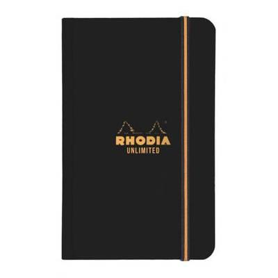 3037921180594 - Rhodia - Carnet à élastique 9 x 14 cm petits carreaux Unlimited