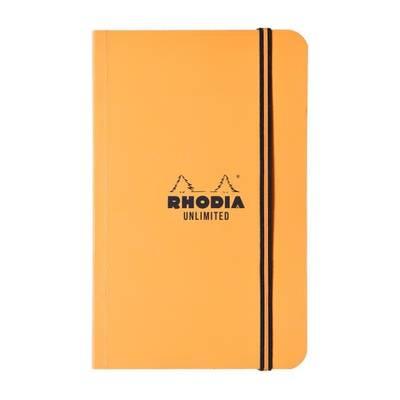 3037921180594 - Rhodia - Carnet à élastique 9 x 14 cm petits carreaux Unlimited