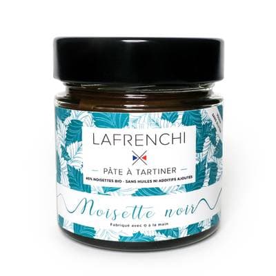 La Frenchi Pâte à tartiner Noisettes Chocolat Noir, 250g
