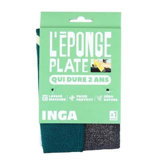 Inga Eponge lavable verte, 1 éponge
