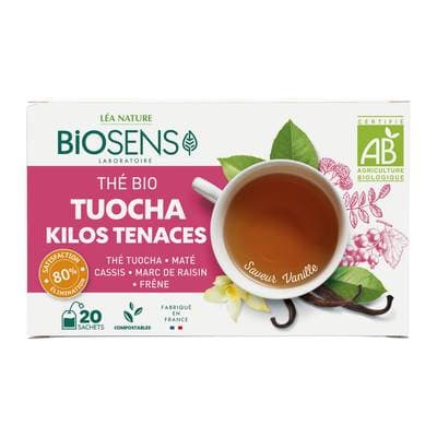 Biosens Thé Noir Tuocha Kilo Tenaces Bio, 30g