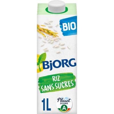 Bjorg Riz sans sucre Boisson Végétale Bio, 1L