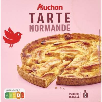 Auchan Tarte normande, 600g