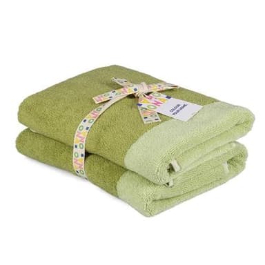 Collection Pixie Serviette de bain 50x100cm pistachio vert, 2 pièces