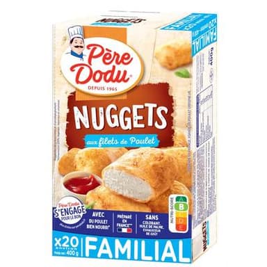 Père Dodu Nuggets de Poulet Format Familial, 400g