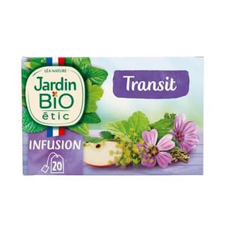 Jardin Bio Etic Infusion Transit à la pomme Bio, 20 sachets