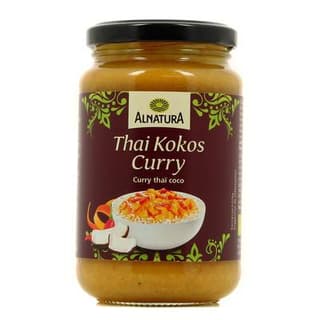 Alnatura Sauce Curry Thai Coco Bio, 325g