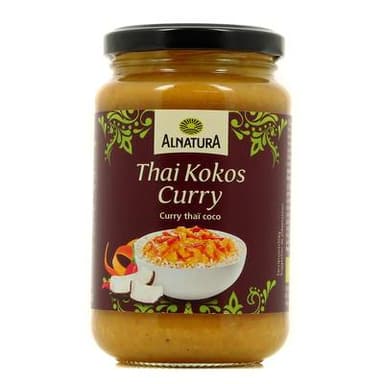 Alnatura Sauce Curry Thai Coco Bio, 325g