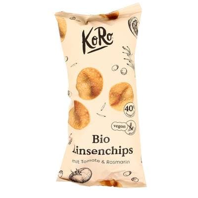 Koro Chips de lentilles tomate - romarin bio, 100g