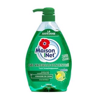 Maison Net Gel Vaisselle Concentré Citron vert, 1L