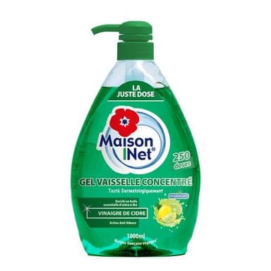 Maison Net Gel Vaisselle Concentré Citron vert, 1L