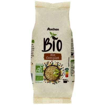 Auchan BIO Riz complet Bio, 500g