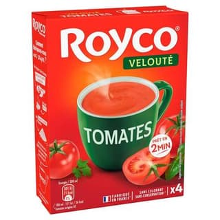 Royco Soupe Velouté de Tomates instantanée en sachet individuel, 72g