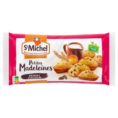 St Michel Petites madeleines aux pépites de chocolat sans huile de palme, 700g