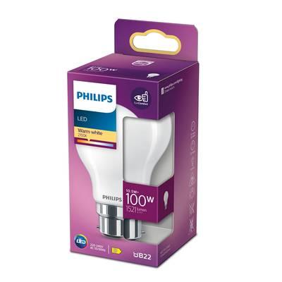 8718699764494 - Philips - Ampoule B22- 10,5W LED Classique Dépolie Blanc Chaud