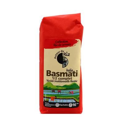 Autour Du Riz - Riz Basmati bio demi-complet 