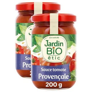 Jardin Bio Etic Sauce Tomate Provençale bio, Lot de 2x200g