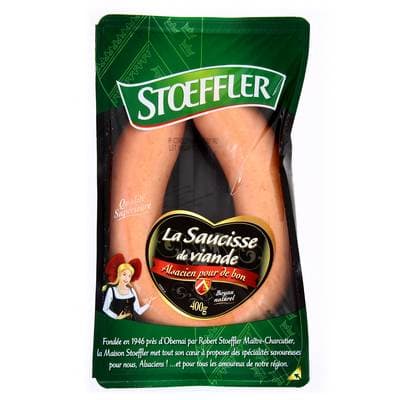Stoeffler Saucisse de Viande, 400g