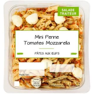 Mix Buffet Salade Mini Penne Tomate Mozzarella, 800g