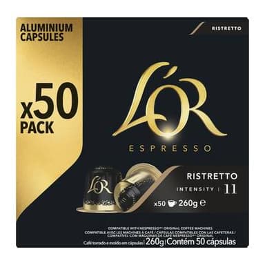 L'or Espresso Café Ristretto N°11 x50, 50 capsules