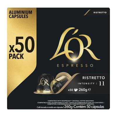 L'or Espresso Café Ristretto N°11 x50, 50 capsules