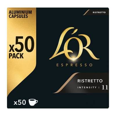 L'or Espresso Café Ristretto N°11, 50 capsules