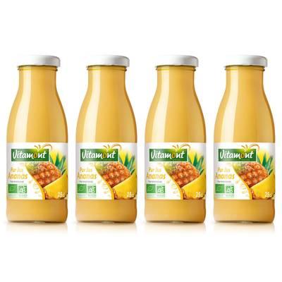 Vitamont - Mini pur jus d'ananas Bio
