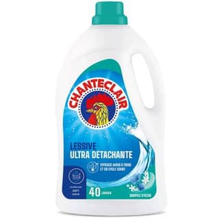 Chanteclair Lessive Liquide Ultra Détachante Souffle d'Azur, 40 lavages - 1,8l