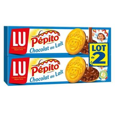Lu Pépito au chocolat au lait, 2x192g