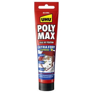 Uhu Tube de colle mastic extra fort blanc, 165g