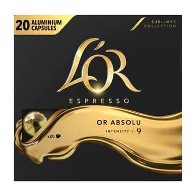L'or Espresso Café Absolu x20, 20 capsules
