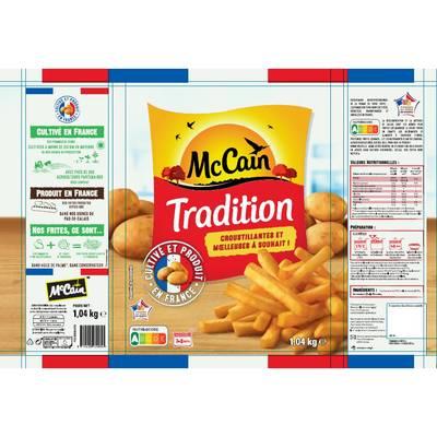 8710438109894 - McCain - Frites Tradition coupe classique 10x10mm