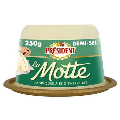Président Motte de beurre demi sel, 250g