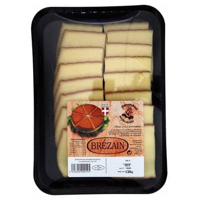 Brézain Fromage Fumé à Raclette - Lait de vache pasteurisé, 360g