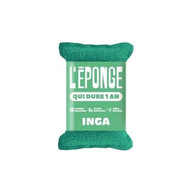Inga Éponges lavante verte, 1 éponge