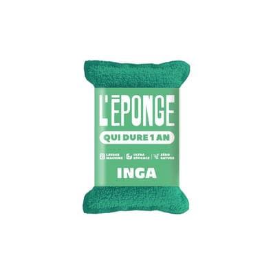 Inga Éponges lavante verte, 1 éponge