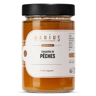 Marius, L'Épicerie Inspirée Compotée de Pêches, 310g